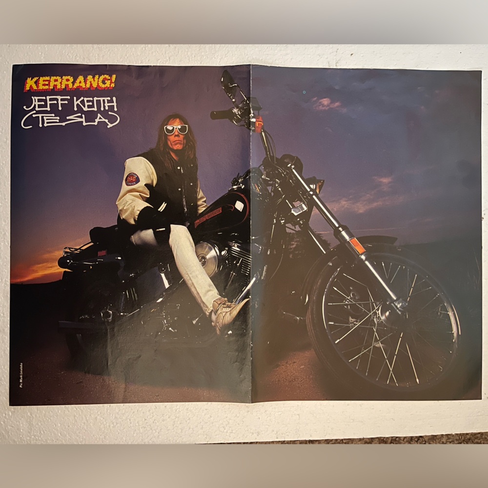 Kerrang! Jeff Keith Tesla Pinup